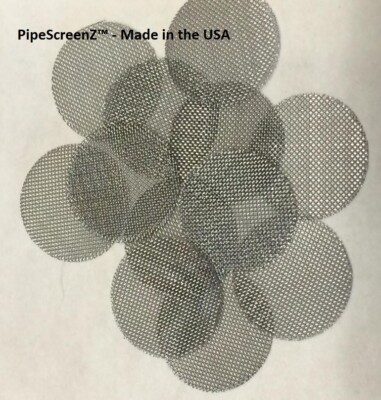 Genius  Pipe Screen Replacement Pack - 12 count - Stainless Steel 3/4''
