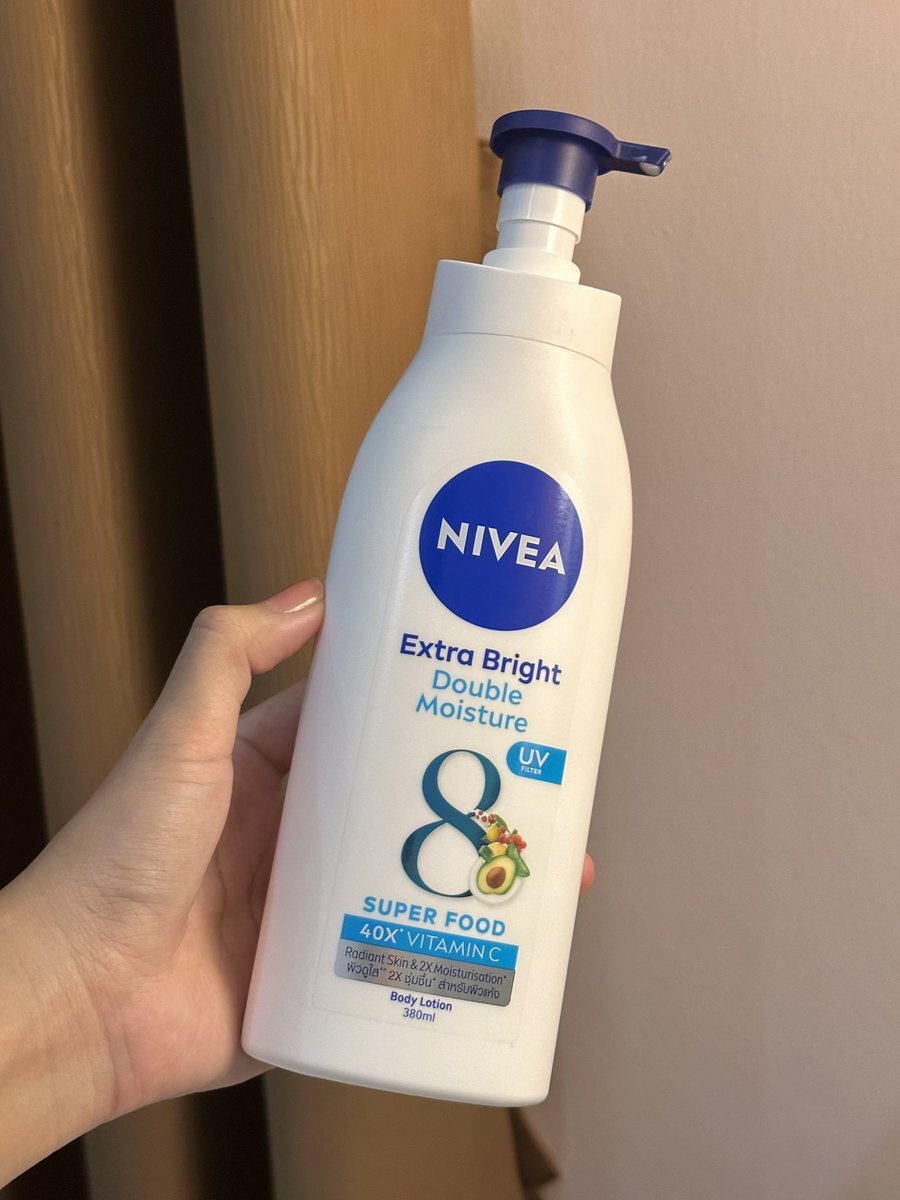 Nivea Extra Bright Double Moisture Body Lotion UV Filter 40x