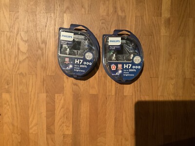 2 X phillips racing vision h7