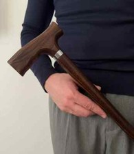 Handmade Derby hand carved wooden walking cane for men women stick derby handle