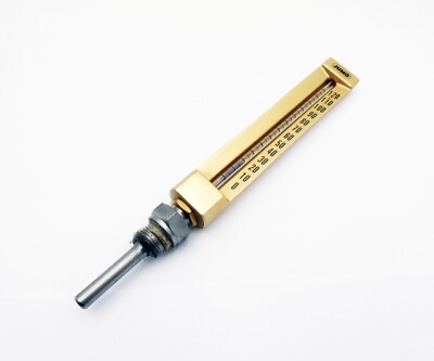 JUMO Thermometer 0°C - +120°C Messing 1/2'' -used-