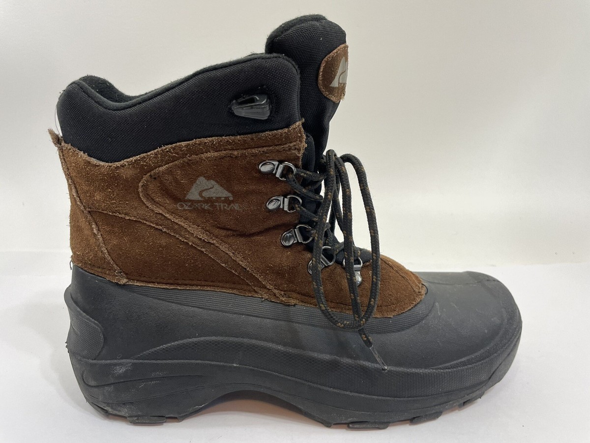 Ozark Trail Pac Mens Winter Boots, leather upper, Waterproof Thinsulate, 10 Ozark Trail Mens Waterproof Boots Suede w/3M Thinsulate  main image 4