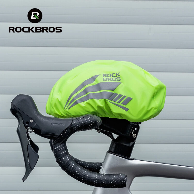 ROCKBROS Universal Bike Reflective Helmet Cover Waterproof Bicycle Helmet Cover - Image 3 of 4