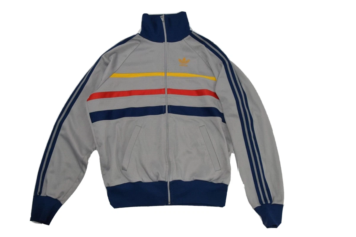 adidas track zip jacket gray ventex 168 FRANCE, 4/46 DE vintage