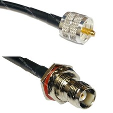 RFC240UF PL259 UHF Male to TNC FEMALE BULKHEAD RF Cable FAST-SHIP LOT