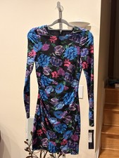 Rachel Roy Size XS SEXY. Black Floral Dress 