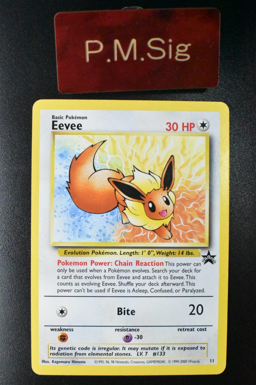 Eevee 11 JR Stamp Rally Promo 2000 Pokemon Card
