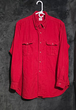 Rare Vtg Brooks Brothers 6-button Chamois Shirt Red Mainline Xl 80s Ivy Rare Vtg Brooks Brothers 6-button Chamois Shirt Red Mainline Xl 80s Ivy