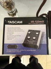 TASCAM US-122MKII USB Audio Interface MIDI   2 In / 2 Out