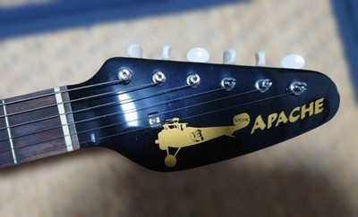 VOX APACHE-2 Phantom Guitar Sonic Blue Built-in Speaker Battery