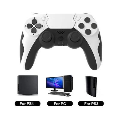 GAMINJA P48 Wireless Gamepad, 6-Achsen-Gyroskop, Dual-Vibration, PS4 PS3 PC