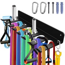 Home Gym Accessories Organization Storage Rack Equipment For Home 8 Hook Wall...