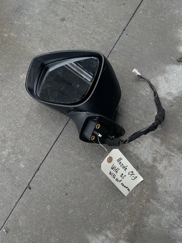 2019 - 2025 MAZDA CX-9 FRONT LEFT SIDE DOOR REAR VIEW MIRROR BLACK OEM