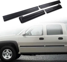 PIT66 Rocker Panel Guard Compatible with Chevy Silverado/GMC Sierra 1500/2500/25