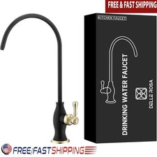 Solid Brass Water Filter Faucet 360 Swivel Easy Installation Kitchen Sink Use