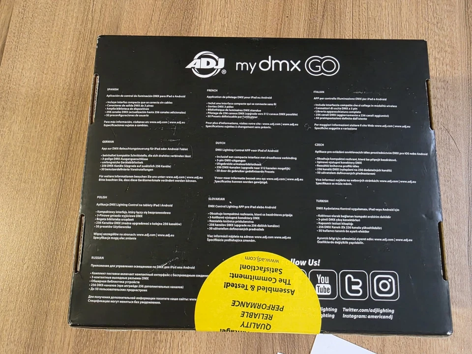 New ADJ MyDMX GO Lighting Control System dj, light, disco dmx🤩🤩🤩 - Image 3 of 3