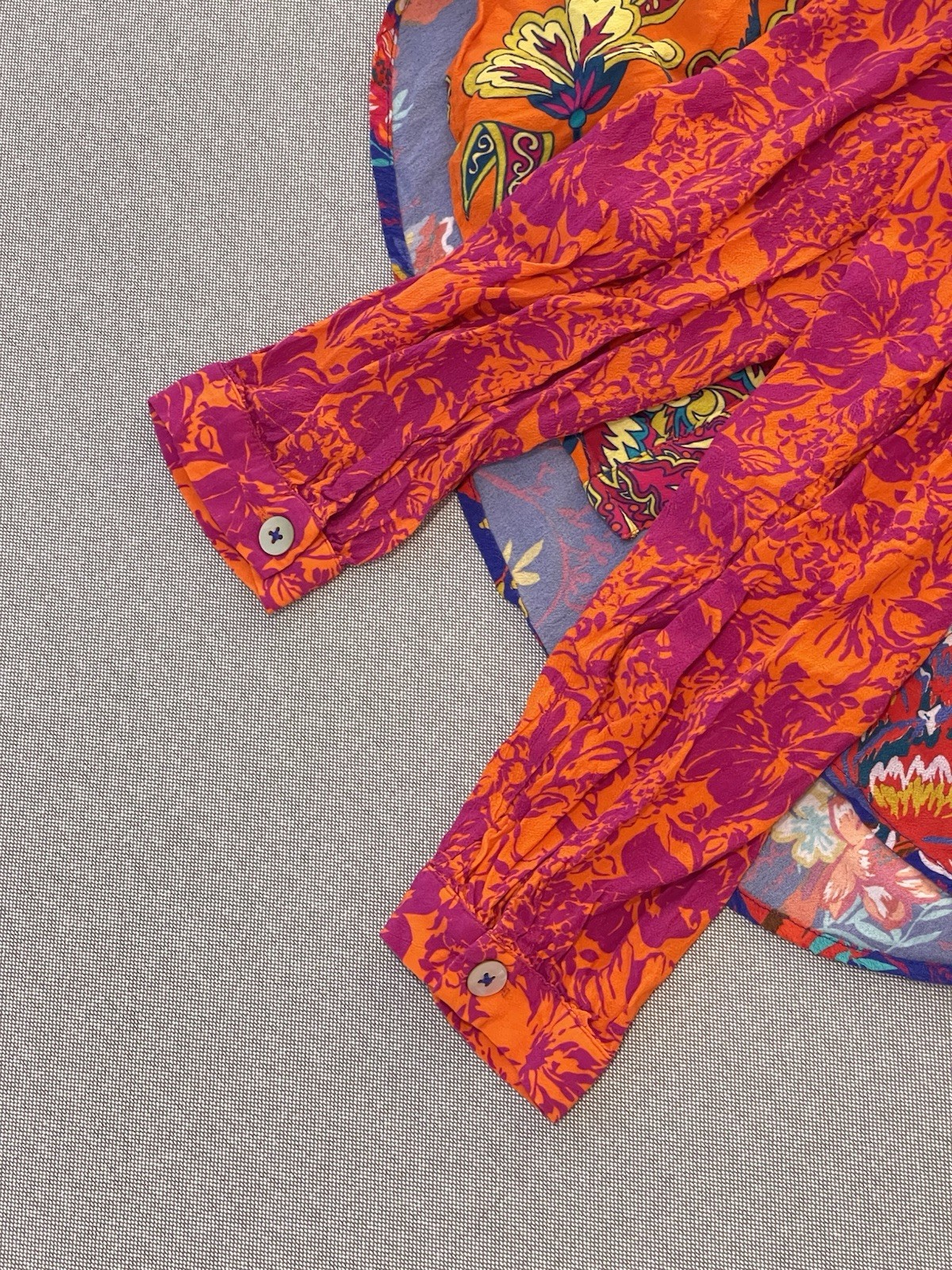 Soft Surroundings Patchwork Floral Button Down | … - image 4