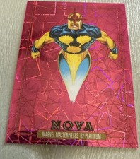2024 Skybox Marvel Masterpieces ’92 Platinum NOVA #68 Pink Lasers 336/992