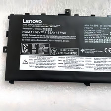 Genuine 01AV494 01AV430 Battery for Lenovo ThinkPad X1 Carbon 5th 6th Gen 57WH