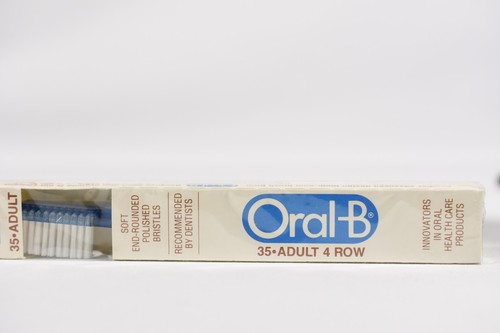 4 Vtg Oral-B Toothbrush 1980s (3) 40 (1) 35 Adult 4-row Soft Bristles SEALED - Picture 3 of 8