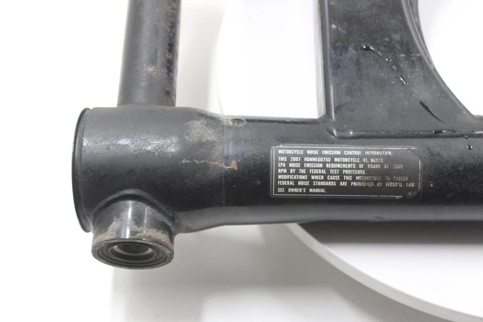 2007 HONDA SHADOW AERO 750 BLACK OEM REAR SWINGARM SUSPENSION ARM - Image 2 of 4