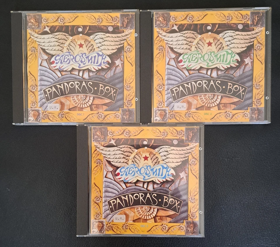 3-CD Box Aerosmith - Pandora´s Box von 1991 Limited Edition - Bild 4 von 4