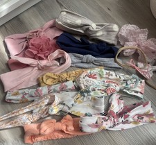 Baby Girl Flower Headbands lot of 18  Assorted Colors