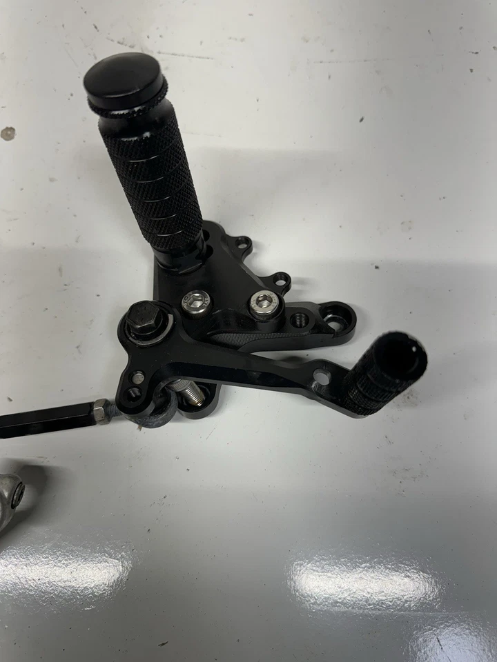 2008-13 DUCATI 848 1098 1198 RIGHT SIDE REARSET MASTER BRAKE FOOT REST PEG OEM - Image 2 of 4