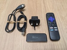Roku 3900x Media Streamer Complete with Remote, HDMI & USB Power Lead