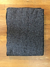 NEW Grey 84 Wool Blanket 60" x 80"  Warm Winter Survival Camping Moving Throw