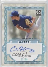 2020 Leaf Ultimate Draft Platinum Spectrum 37/50 Cole Henry #BA-CH1 Auto 0c3e