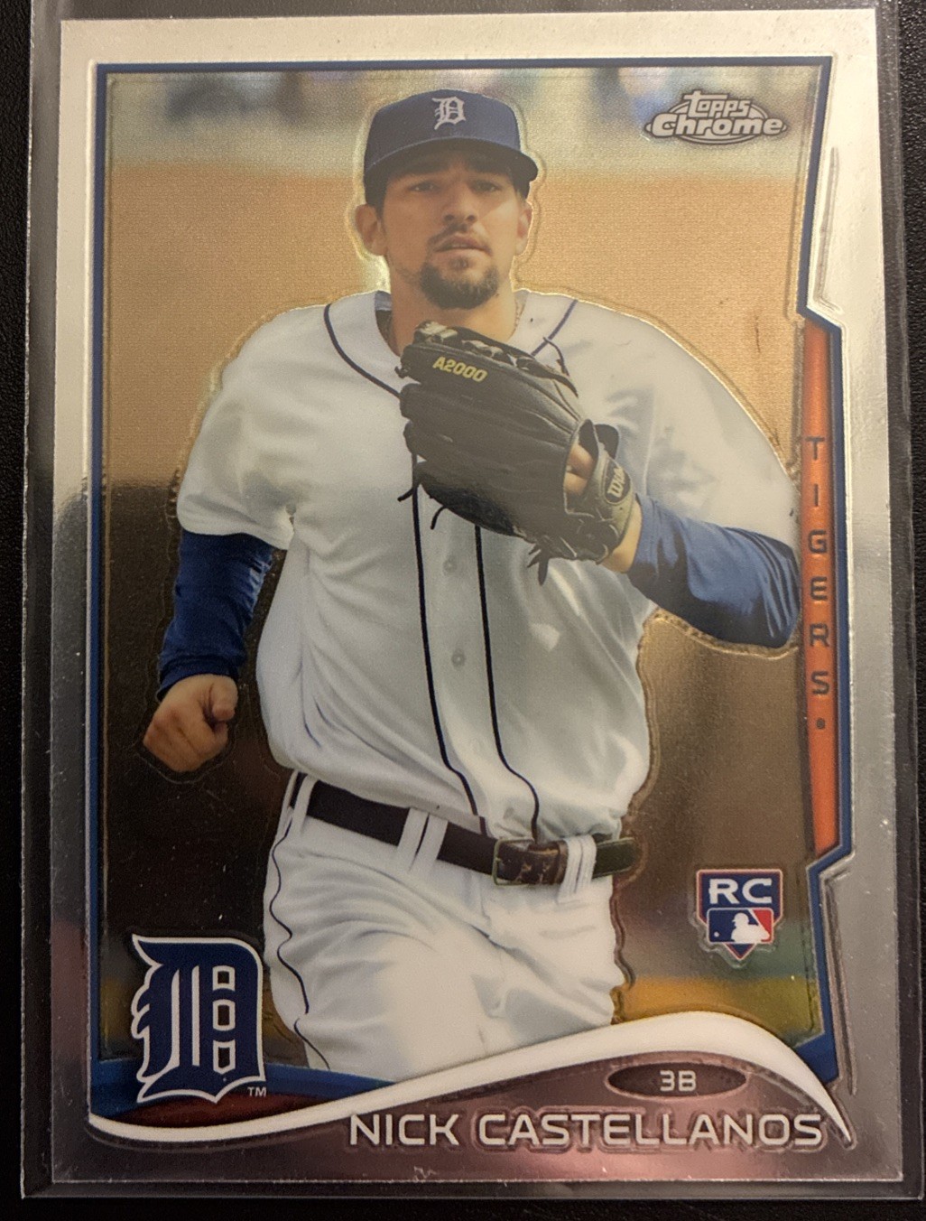 2014 Topps Chrome - Nick Castellanos #4 (RC) Rookie Card