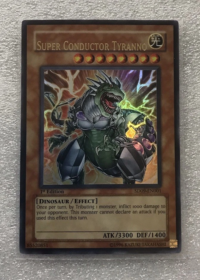 Super Conductor Tyranno SD09-EN001 Structure Deck: Dinosaur's Rage