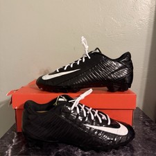 Nike Vapor Carbon Elite Strike 4 Low TD Football Cleats Size 10.5 Black RESTORE