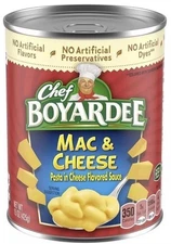 (6 Pack) Chef Boyardee Mac & Cheese, No Artificial Ingredients, 15 Ounce