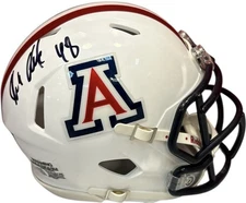 Arizona Wildcats Rob Gronkowski Signed Mini Helmet JSA Certified Patriots
