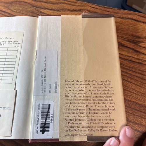 the DECLINE & and FALL of the ROMAN EMPIRE edward gibbon VOLUME III 3 ex-library - Picture 19 of 24