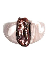  35 FREE SHIPPING NEW NakamuraArt Handmade Clay Ring Baroque Pearl