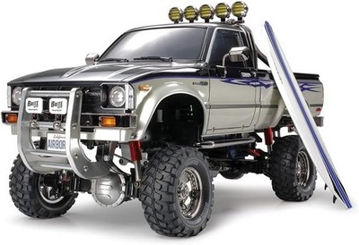 Tamiya 1/10 RCカー Tamiya 1/10 Toyota Hilux High Lift 58397 RC Truck Kit 4WD Pickup