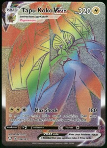[NM] Tapu Koko VMAX 166/163 Battle Styles Full Art Holo Secret Rare 2021