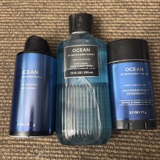 Bath and body Works men s collection OCEAN body wash Body Spray Deodorant BBW