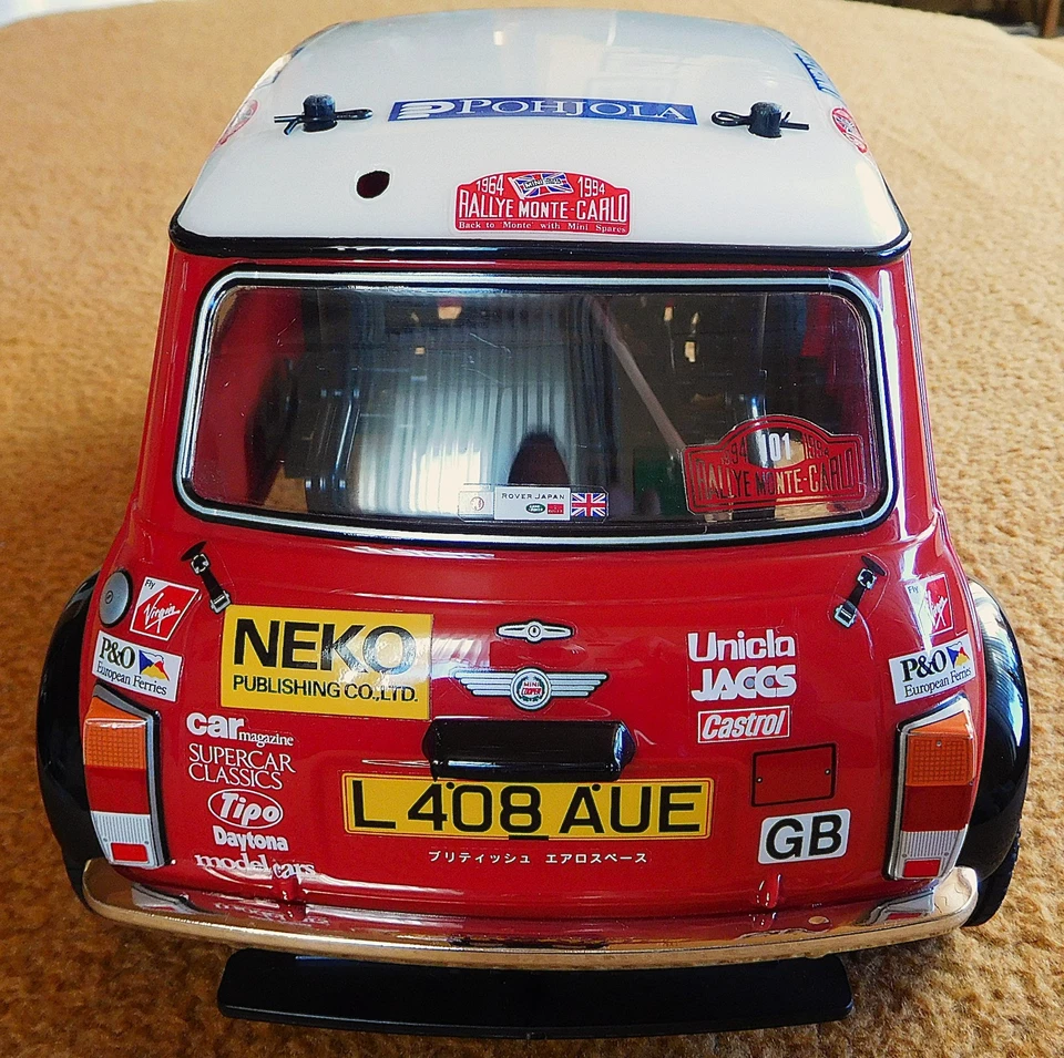 1:10 Tamiya FWD RC-Car Rover Mini Cooper RMC ´94 fertig aufgebaut -MASTERPIECE- - Bild 3 von 4