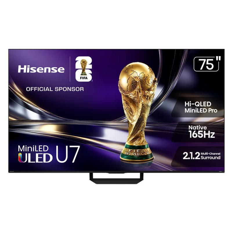 Hisense 75" U7 ULED Mini-LED 4K UHD 165 Hz Smart Google TV