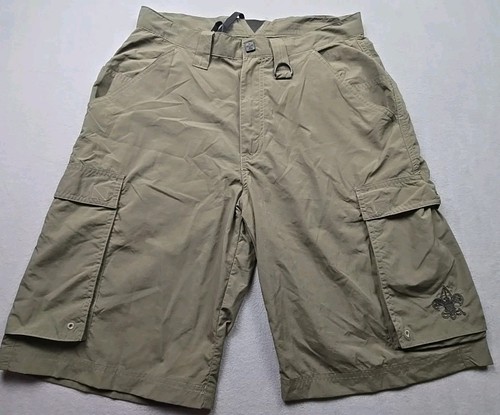 Boy Scouts of America Men’s Centennial Uniform Short Adult Small Green EUC