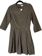 Gap Striped Fit and Flare Dress Size 4