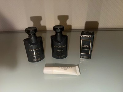 Bvlgari Man in Black Eau de Parfum , After Shave Balm, Body Lotion, Lip Balm