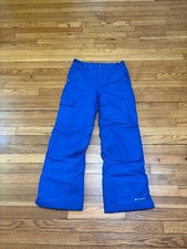 Columbia Omni-Tech Snow Ski Pants Youth Large 14/16 Bugaboo Blue