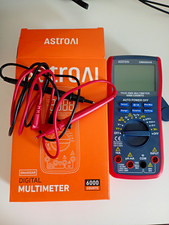 AstroAI DM6000AR True RMS Digital Multimeter 6000 Count CAT III 600V 10A