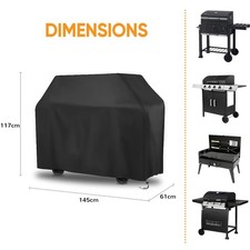 Image of BBQ Cover Heavy Duty Waterproof Barbecue Grill Protector Outdoor Cover XXXS-XXXL