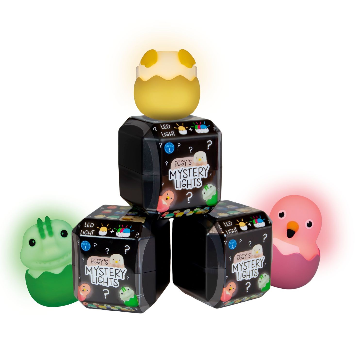MegaLight Mini Lichter Eggy´s Mystery Lights Dimmbar mit Akku 9-fach Sortiert - Image 2